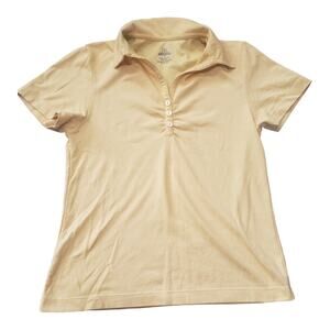 Gabrielle Rohde-Royce Yellow Short Sleeve Collared Shirt | Size Small
